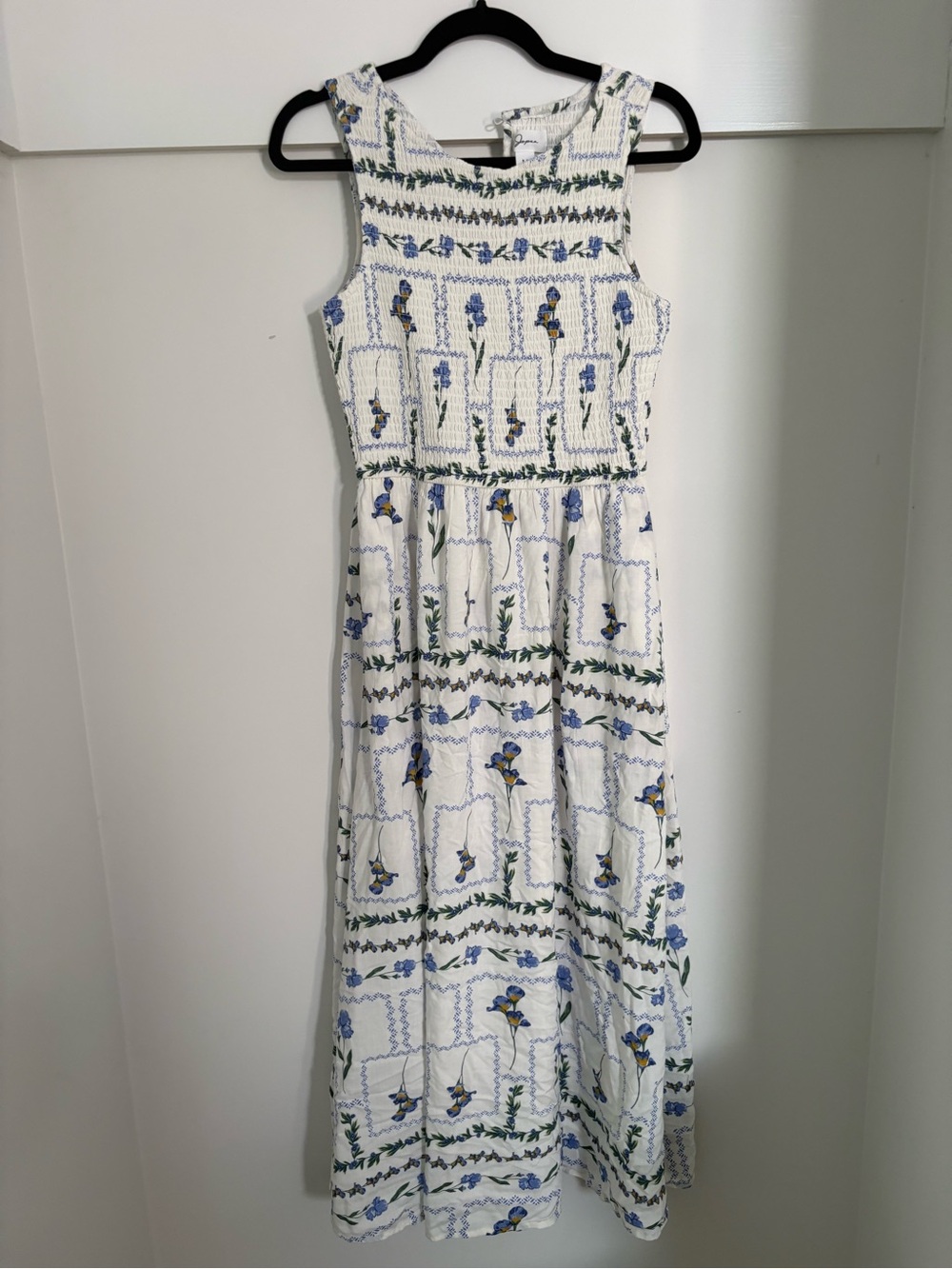 White Floral Maxi Dress